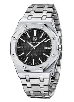 Buy Watches for Men Luxury Men's Watches Stainless Steel Quartz Water Resistant Watches in UAE