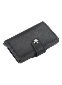 Buy Stylish Automatic Popup Card Holder Black in UAE