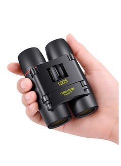 اشتري POLDR 12X25 Small Pocket Binoculars Compact Adults,Mini Kids Binoculars Boys for Bird Watching,Concert Theater Opera في الامارات