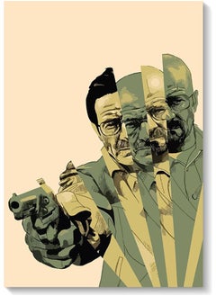 اشتري Walter White Breaking Bad Series Wall Art Multicolour 40x60cm في الامارات