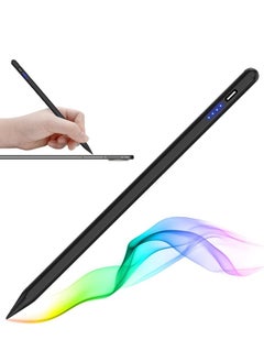 Buy Universal Stylus Pen for Android/IOS/Windows - Touch Pen with Magnetic for iPad Apple Pencil for Huawei/Lenovo/Samsung/Xiaomi (Black) in Saudi Arabia