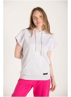 Buy Pocket Front Sleeveless Hoodie in Egypt