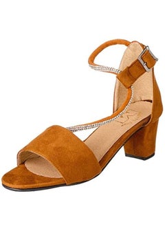 Buy MADYOS SANDAL, 5CM HEEL Casual,suede in Egypt