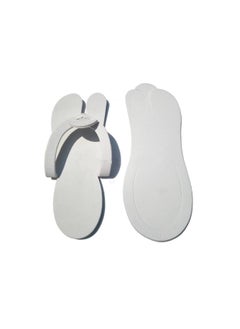 Buy 12 Pairs White Disposable Eva Slippers in UAE