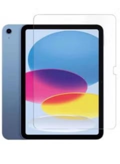 Buy Tempered Glass Screen Protector For Apple IPad 10th Generation (2022) 10.9 Inches, Clear in Saudi Arabia