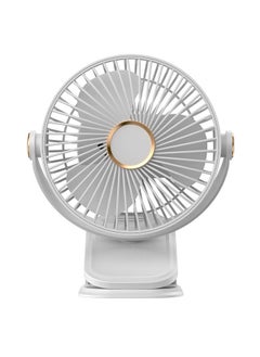 Buy 3 IN 1 Desktop Clip Fan Portable USB Rechargeable 5 Modes Super Silent Desk Fan with Ambient Night Light Mini Dorm Handheld Cooling Fan  Indoor/Outdoor Cooler in UAE