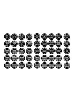 Buy Round Shape Cachi Spice Sticker (Black) -- Black in Egypt