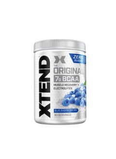 Buy Xtend The Original 7G BCAA Muscle Recovery + Electrolytes, Blue Raspberry Ice Flavor - 30 Servings in UAE