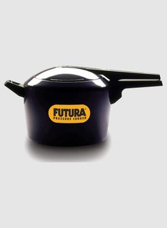 Buy Futura Aluminium Pressure Cooker Black 6 Liter in UAE