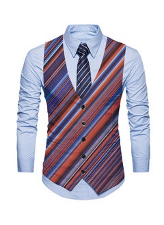 Buy New Fashionable Personalized Printed Men's Suit Vest in Saudi Arabia