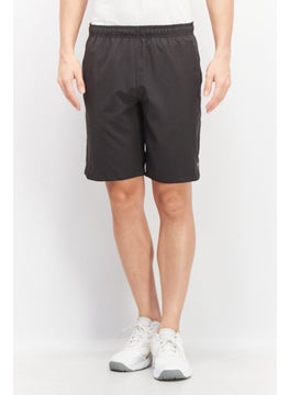 اشتري Men Brand Logo Drawstring Shorts, Black في السعودية