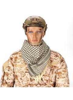 Buy Outdoor Hiking scarf ,men & women tactical 100% cotton military head neck wrap shawl motorcycle hiking paintball face mask 42”x42” in UAE