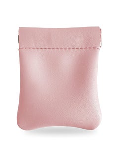 Buy Leather Coin Holder Pouch (Pink) in UAE