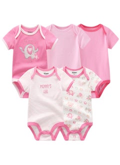 Buy Pure Cotton Children's Clothing Five-Piece Set Breathable And Comfortable Baby Clothes in UAE