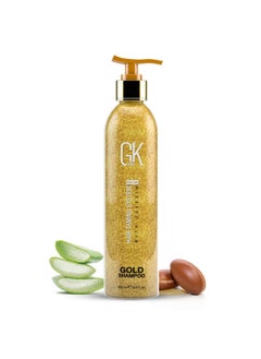 Buy Gold Shampoo (8.5 Fl Oz/250ml) Hair Moisturizing Shine and Protection With Argan Oil, Shea Butter, Natural Oils All Hair Types in UAE