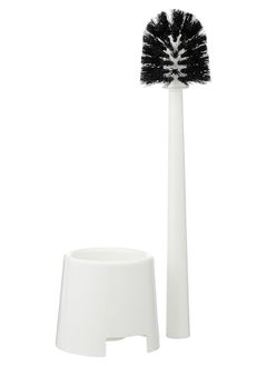 Buy Toilet Brush with Holder Sleek White Design in Egypt