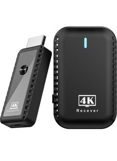 اشتري Wireless HDMI Transmitter and Receiver, 4K HDMI Wireless Extender, Plug & Play, Portable Full HD Wireless HDMI Kit, Support 5G/2.4G for Streaming Video and Audio to Monitor from Laptop/Tv Box في السعودية