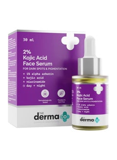 Buy The Derma Co 2% Kojic Acid Face Serum With 1% Alpha Arbutin & Niacinamide For Dark Spots & Pigmentation, 30ml in UAE