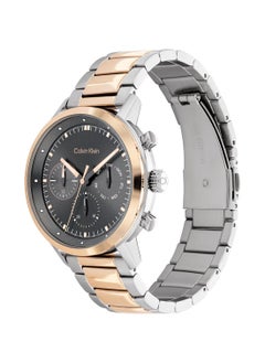 Buy Analog Round Waterproof  Wrist Watch With Stainless Steel 25200064 in Saudi Arabia