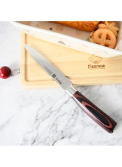 Buy 5" Santoku Knife Japanese Utility Knife 13cm, German Alloy Stainless Steel Ragnitz Series in UAE