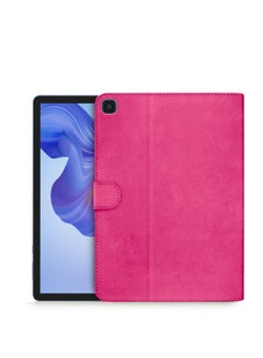 Buy PU Leather Magnetic Closure Flip Case Cover For Honor Pad X8/Honor Pad X8 Lite 2022 Pink in Saudi Arabia