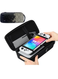 Buy Switch OLED Large Carrying Storage Bag for Nintendo Switch/Switch OLED,Portable Travel All Protective Hard Shell Case for Nintendo Switch Console & Accessories in Saudi Arabia