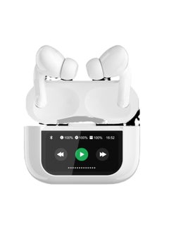 Buy 2024 new LCD smart color screen touch screen active noise reduction Bluetooth headset comes with ANC+ENC in Saudi Arabia