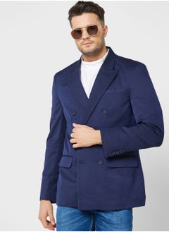 Buy Double Breasted Slim Fit Blazer in UAE