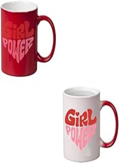 اشتري Magic Mug For Coffee or tea, Girl Power mugM-RED-02223 RED في مصر