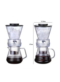 Buy 2 in 1 Smooth Cold Brew Coffee Maker, Iced Coffee Maker and Teapot, Reusable Iced Drip Coffee Maker in UAE