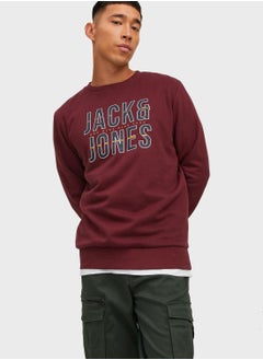 Buy Logo Print Sweatshirt in Saudi Arabia