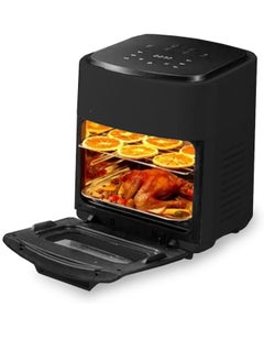 اشتري 15L الهواء المقلاة ، 1400W الكهربائية الهواء المقلاة ، Rotisserie فرن مع شاشات الكريستال السائل الرقمية تعمل باللمس ، ستة في واحد مسبقا في الامارات