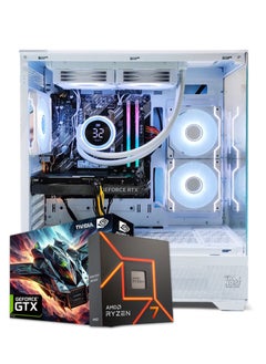 اشتري True Nort Gaming PC، AMD Ryzen 7-5800X، GTX 1650، 16 جيجابايت ذاكرة وصول عشوائي، 1 تيرابايت SSD، ويندوز 11 برو، علبة بيضاء في الامارات