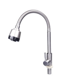 Buy 360 Flexible Degree Faucet Sprayer With Tap Silver in UAE