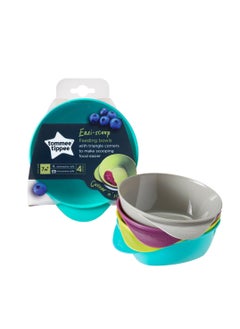 Buy 4 Piece Easy Scoop Feeding Bowls 7m+ in Saudi Arabia