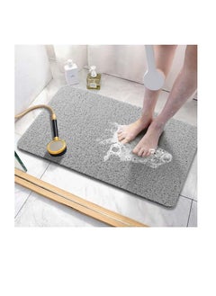 اشتري Soft Textured Bath, Shower, Tub Mat with Drain, Bathroom Mats for Wet Areas, Quick Drying في الامارات