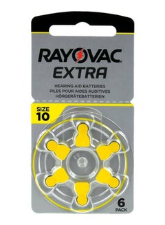 Buy Rayovac Extra Hearing Aid Batteries Size 10 – One Card in Saudi Arabia