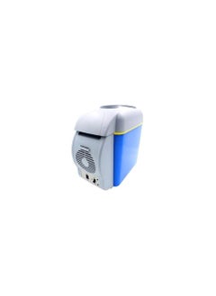 اشتري 7.5 Liter Portable Cooling And Warming Refrigerator 4545+4 Grey/Blue في الامارات