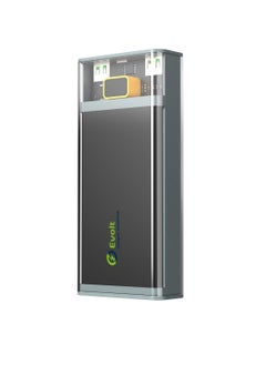 Buy PB-300 Compact 20,000 mAh Transperent Powerbank with a Type-C & USB-A outputs & Digital Battery Display in UAE