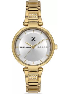 Buy Stainless Steel daniel_klein women Gold Dial round Analog Wrist Watch DK.1.13206-4 in Egypt