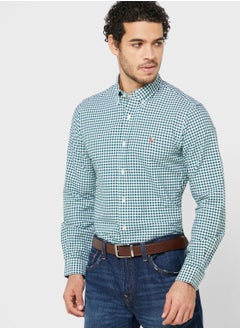 Buy Button Down Regular Fit Shirt in UAE