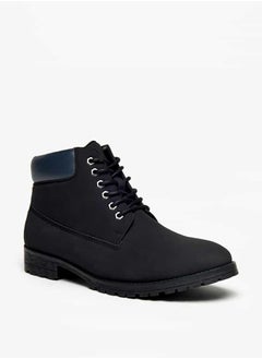 اشتري Men Solid Chukka Boots with Zip Closure في الامارات