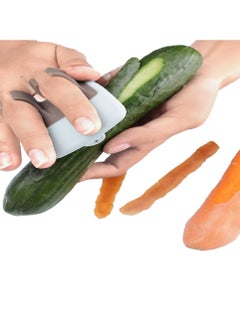 Buy Plam Peeler with Finger Grip, Fruit Peeler,Kitchen Vegetable Peeler | Hand Fruit Peeler with Comfortable Rubber Finger Grip for Pumpkin Carrot Cucumber Potato Peeling in UAE