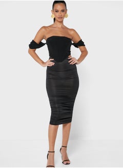 اشتري High Waist Bodycon Skirt في السعودية