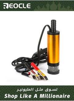 Buy Electric Oil Pump Diesel Fuel Transfer Pump with Filter 12V Mini Portable Submersible Water Pump for Automotive & Farm & Marina Use in Saudi Arabia