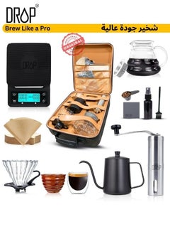 Buy V60 Set 13 Piece Coffee Drip Set Coffee maker with Tool Case in Saudi Arabia