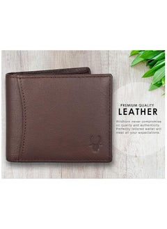 Buy WILDHORN Genuine Leather Hand-Crafted Wallet For Men, Bifold Leather Wallet in UAE