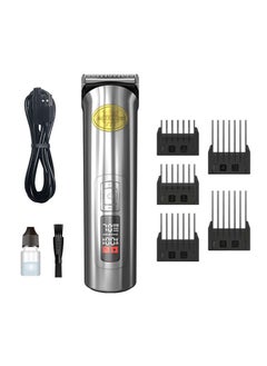 Buy Professional Hair Clipper Grey/Black in UAE