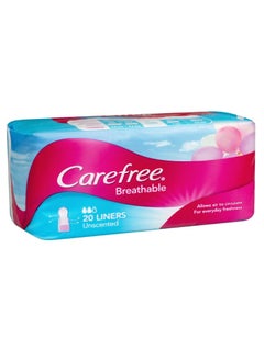 Buy Carefree Breathable 20 Liners in UAE