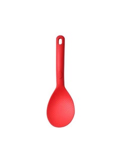 Buy Silicone Short Spoon 22.5x6.8 cm Red in UAE
